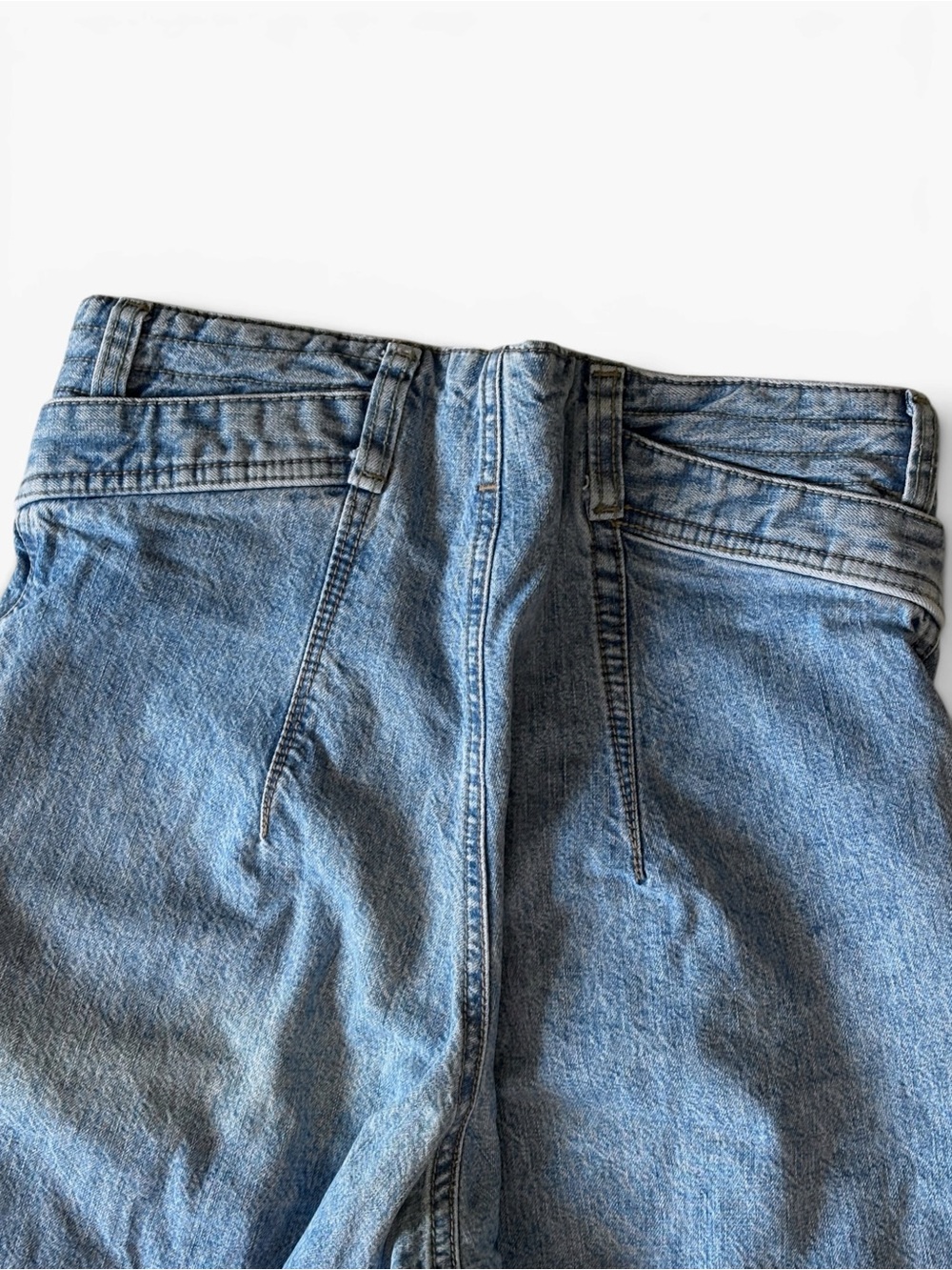 Vintage Z Cavaricci Jeans Size 28 High Rise Pleated Tapered Mom Jeans Made USA - Picture 11 of 13